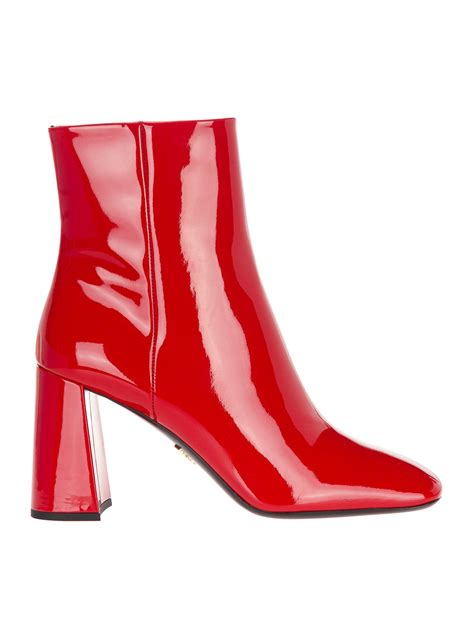 prada red line boots|Prada block heel boots.